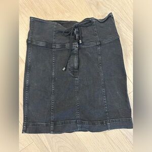 Free people denim skirt